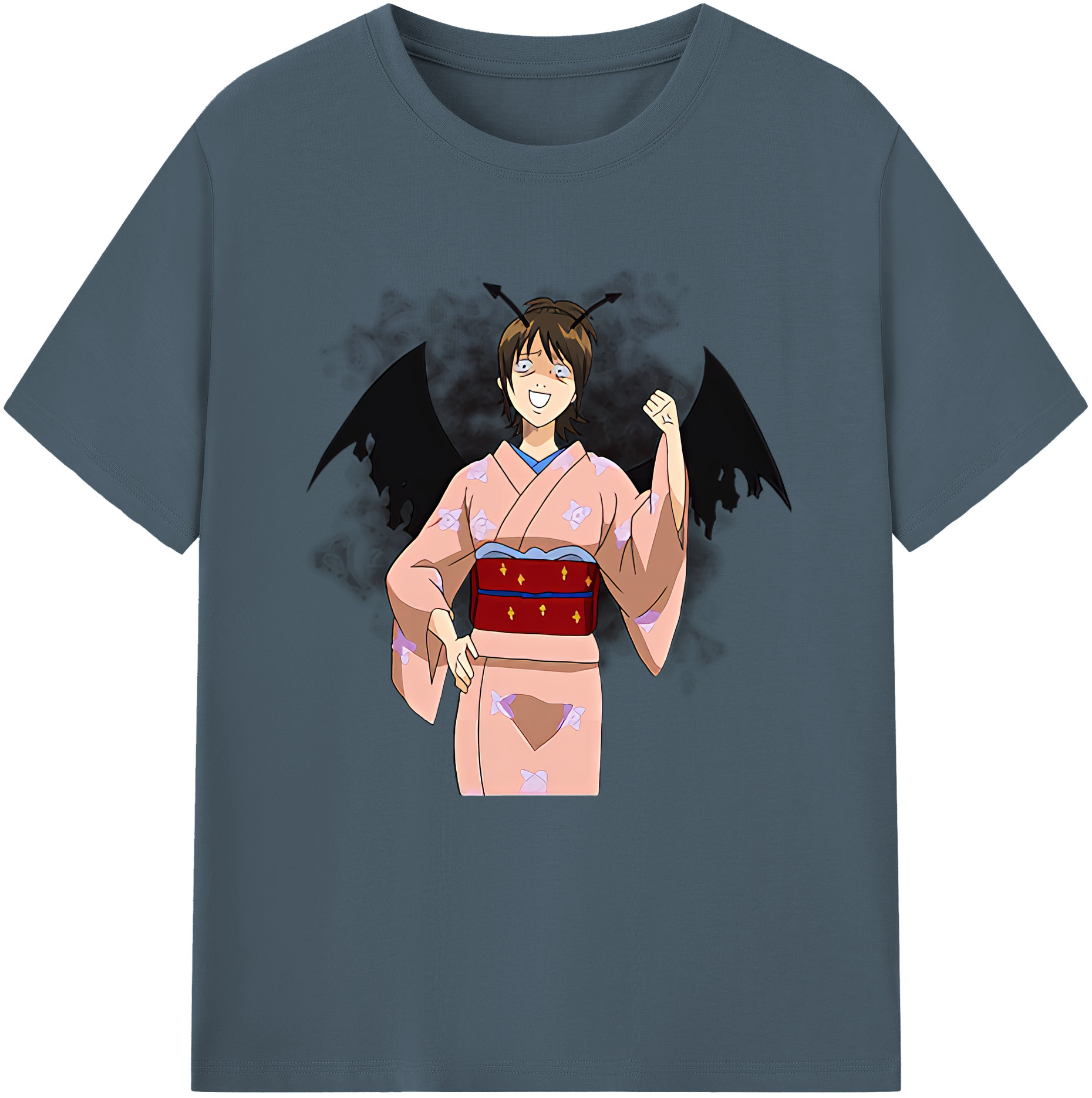 （画像用） ぎんたま 坂田銀時（さかたぎんとき） 神楽 志村新八（しむら しんぱち） GINTAMA Sakata Gintoki Kagura Shimura Shinpachi 綿100％半袖Tシャツ（フロントプリント）